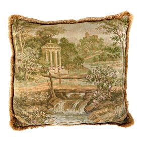 Vintage Decorative Tapestry Pillow