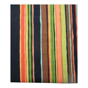 Vintage Multi-Stripes Bark Cloth Fabric
