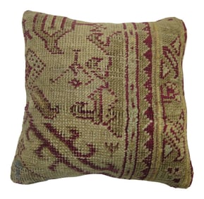 Traditonal Turkish Ghiordes Rug Pillow