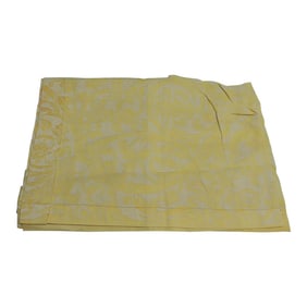 Vintage Yellow and Oyster Fortuny Fabric Fragment #2