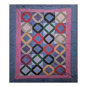 Mid 20th Century American Amish Quilt