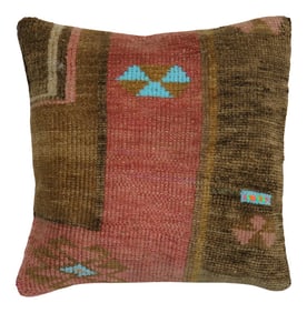 Pop Art Turkish Pillow, 19'' X 20''