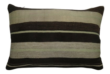 Large Kilim Striped Pillow