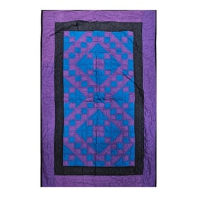 Mid 20th Century American Amish Quilt