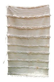 1960s Vintage Tribal Moroccan Handcrafted Wedding Blanket Throw
