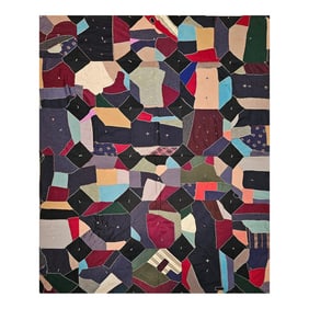 Early 20th Century American Crazy Quilt