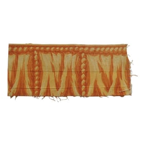 Antique Yellow and Gold Woven Aubusson Fragment #2
