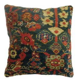 Green Antique Mahal Pillow
