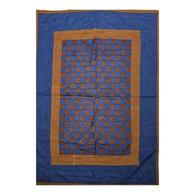 Mid 20th Century American Amish Crib Quilt