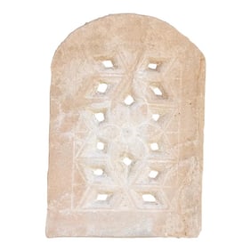 19th Cenutry Arch Top Stone Jali Window