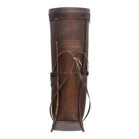 19th Century Tribal Harvesting Basket From Thailand