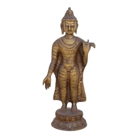 Gautam Buddha Brass Statue