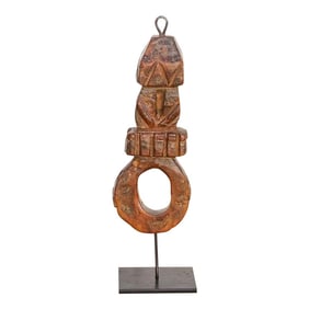 19th Century Rustic Tribal Nepalese Stool