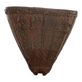 Finely Woven Nepalese Rattan Basket