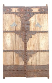 Early 19th Century Asian Rustic Chateau Doors