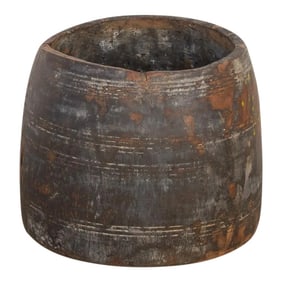 Antique Indian Rice Measure Container