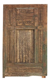 Great 19th Century Carved Moroccan Door