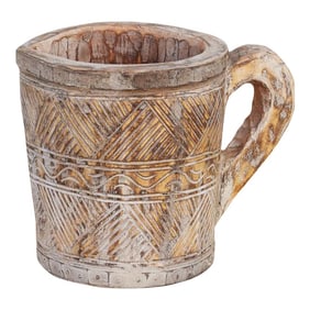 Wooden Wabi Sabi Carved Vessel