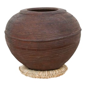 Burnished Clay Water Pot
