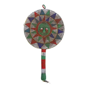 1920's Multicolor Beaded African Shield