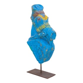 Primitive Architectural Carved Wooden Horse
