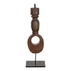 Primitive Rounded Nepalese Churn Handle