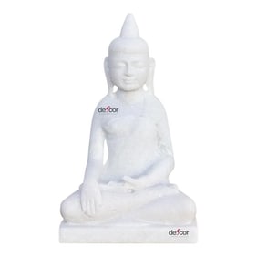 Shan Style Burmese White Buddha