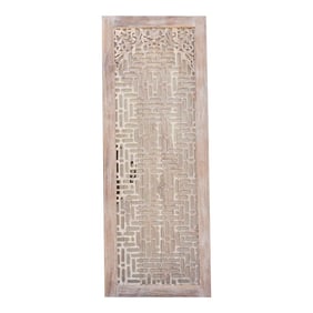 Reclaimed Teak Hand-Carved Gujarat Door