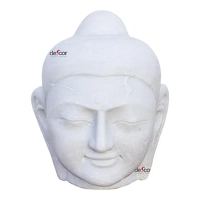 Handcarved White Marble Buddha