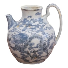 Antique Chinese Dragon Wine Jug