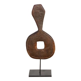 Antique Patinated Churn Handle From Nepal