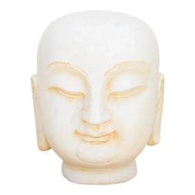 Large Marble Meditative Buddha Statue