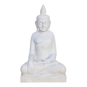Large Heavy Marble Buddha