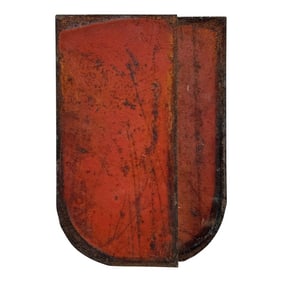 Vintage Boho Abstract Steel Wall Sculpture