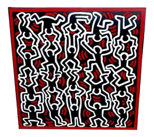 Late 20th Century Pop Art Postmodern Figurative Style Painting