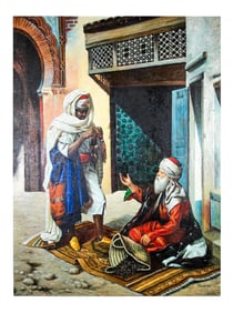 Moroccan Moorish Oil Painting