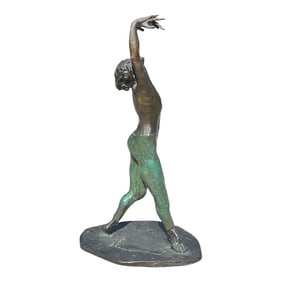 French Bronze Sculpture, Yvette Lamoureux's "Bolero" Signed & Numbered 6 of 8