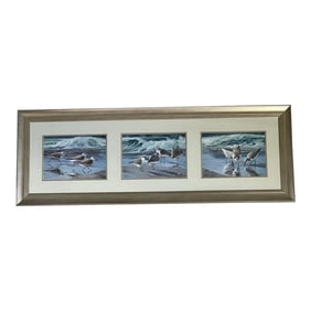 Coastal Triple Print Double Signed