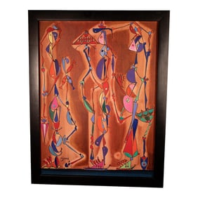 1990s Jose Maria Mijares - Oil on Canvas - Coa - 20 1 2" W X 26 1/2" H - (1921 - 2004), Framed