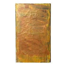 Vintage Boho Abstract Oil on Canvas