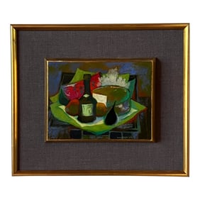 José S?°mano Torres (Mexican, B. 1942) Modernist Abstract Still Life C. 1960