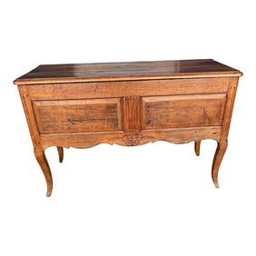 19th Century French Country Console or Side Table With Storage