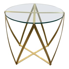 1960s John Vesey Brass Geometric Table