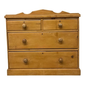 19th Century English Pine Chest of Drawers