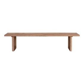 Long Parson Mother of Pearl Inlay Bench