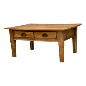 19th Century English Pine Coffee Table