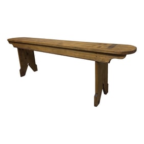 19th Century English Pine Bench