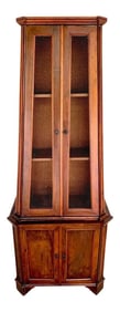 Late 19th Century Antique Italian Neoclassical Olivewood Pyramidal Cabinet