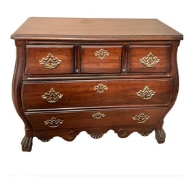 1960s Mid Century Drexel Bombe Console Chest