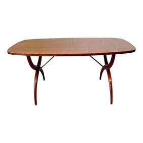 Mid 20th Century Modern Mahogany & Brass Coffee Table Designed by Yngve Ekstr??m, for Westbergs